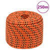 vidaXL Lodn&iacute; lano oranžov&eacute; 14 mm 250 m polypropylen