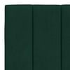 vidaXL R&aacute;m postele bez matrace Hanko tmavě zelen&aacute; 180 x 200 cm samet