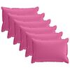 vidaXL Povlak na pol&scaron;t&aacute;ř 6 ks HOUTEN Růžov&aacute; 40 x 60 cm Polyester