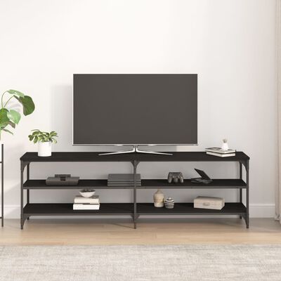 vidaXL TV skříňka černá 160 x 30 x 50 cm kompozitní dřevo