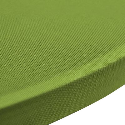vidaXL Strečový návlek na stůl 2 ks 70 cm zelený