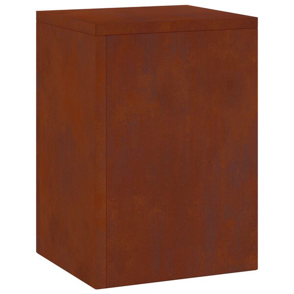 vidaXL Stojan na rostliny 2 pcs Rezav&aacute; 24 x 24 x 35 cm