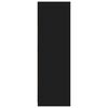 vidaXL Koupelnov&aacute; skř&iacute;ň Čern&aacute; 79,5 x 49 x 156 cm kompozitn&iacute; dřevo