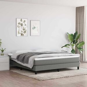 vidaXL Ta&scaron;tičkov&aacute; matrace středn&iacute; tvrdost tmavě &scaron;ed&aacute; 180 x 200 x 20 cm textil