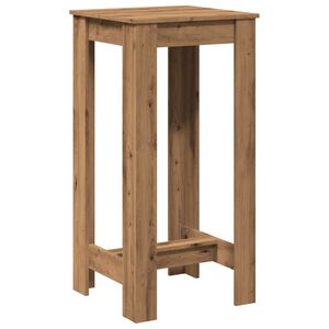 vidaXL Barov&yacute; stůl dub artisan 51 x 50 x 103,5 cm kompozitn&iacute; dřevo