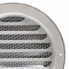 vidaXL Kryty vzduchov&yacute;ch ventil&aacute;torů 2 pcs Stř&iacute;brn&aacute; 200 mm