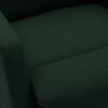 vidaXL Zvedac&iacute; mas&aacute;žn&iacute; křeslo tmavě zelen&eacute; textil