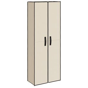 vidaXL Botn&iacute;k kr&eacute;mov&yacute; 60 x 30 x 166 cm textil