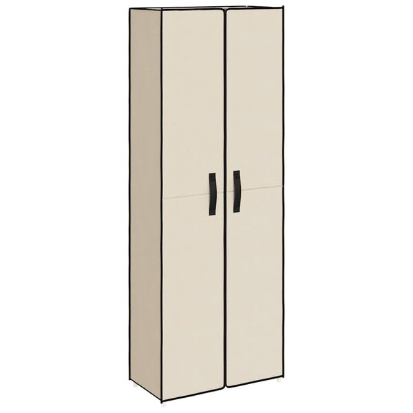 vidaXL Botn&iacute;k kr&eacute;mov&yacute; 60 x 30 x 166 cm textil