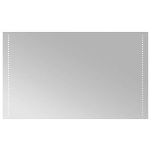 vidaXL LED koupelnov&eacute; zrcadlo Transparentn&iacute; 100 x 60 cm tvrzen&eacute; sklo