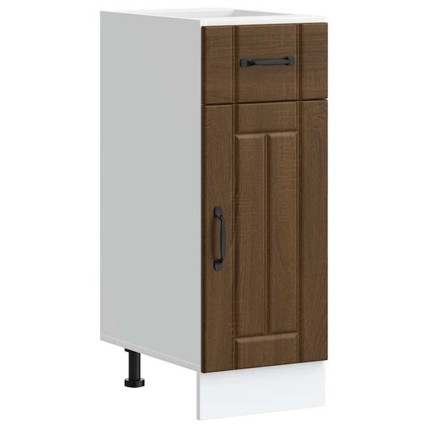 vidaXL Kuchyňsk&aacute; spodn&iacute; skř&iacute;ňka "Lucca" hněd&yacute; dub kompozitn&iacute; dřevo