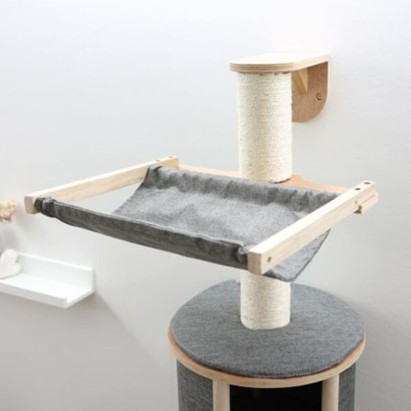 Kerbl N&aacute;stěnn&eacute; &scaron;krabadlo pro kočky Dolomit Tofana &scaron;ed&eacute; 168 cm 81540