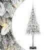 vidaXL V&aacute;nočn&iacute; stromeček s 150 LED diodami B&iacute;l&aacute; 120 cm PE a Ocel