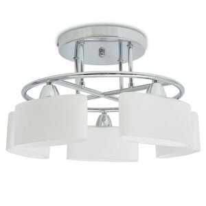 vidaXL Stropn&iacute; sv&iacute;tidlo s eliptick&yacute;mi st&iacute;nidly na 5 ž&aacute;rovek E14 200 W