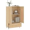 vidaXL Skř&iacute;ň highboard dub sonoma 69,5 x 31 x 115 cm kompozitn&iacute; dřevo