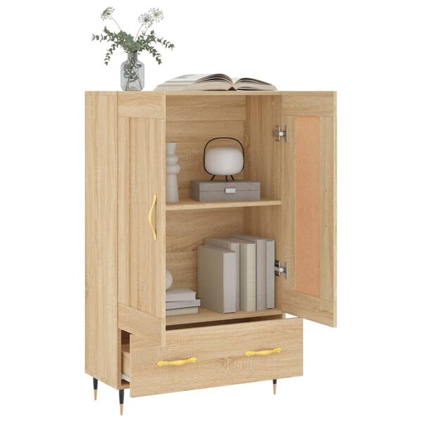 vidaXL Skř&iacute;ň highboard dub sonoma 69,5 x 31 x 115 cm kompozitn&iacute; dřevo