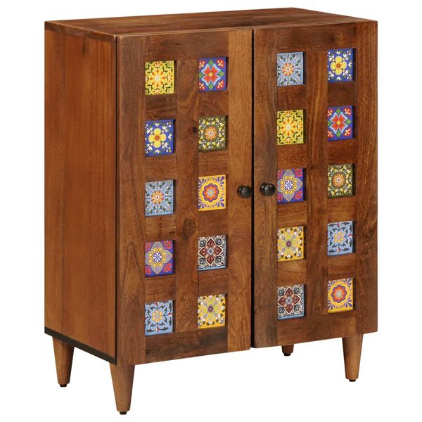 vidaXL Serv&iacute;rovac&iacute; skř&iacute;ň 3 pcs Vla&scaron;sk&yacute; ořech 60 x 33,5 x 75 cm