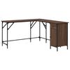 vidaXL Psac&iacute; stůl hněd&yacute; dub 141 x 141 x 75 cm kompozitn&iacute; dřevo