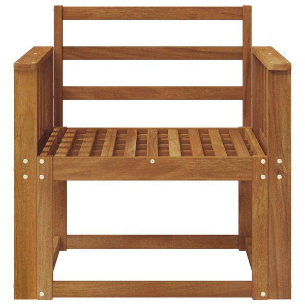 vidaXL Venkovn&iacute; pohovka Masivn&iacute; ak&aacute;tov&eacute; dřevo Př&iacute;rodn&iacute;