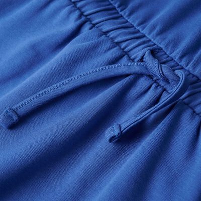 Dětské šaty se stahovací šňůrkou kobaltově modré 92