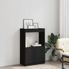 vidaXL Skř&iacute;ň highboard čern&aacute; 63 x 33 x 100 cm kompozitn&iacute; dřevo