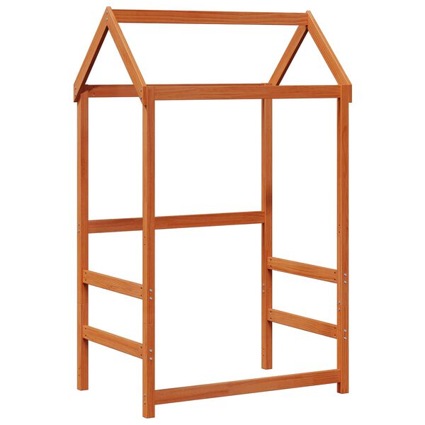 vidaXL Sada denn&iacute; postele 2 pcs Voskově hněd&aacute; Masivn&iacute; borov&eacute; dřevo