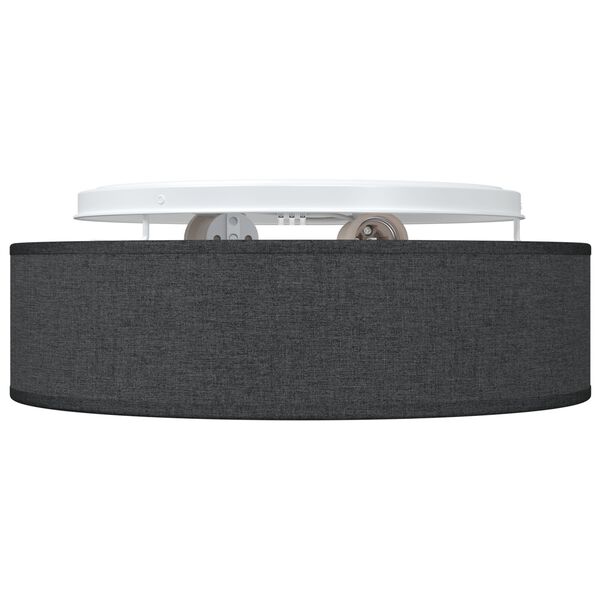 vidaXL Stropn&iacute; lampa s reflektory Čern&aacute; 38 x 38 x 13,5 cm textil