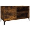 vidaXL Skř&iacute;ňka na LP desky kouřov&yacute; dub 84,5x38x48 cm kompozitn&iacute; dřevo