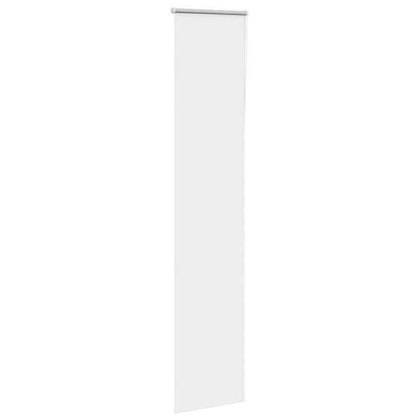 vidaXL Roleta zatemňovac&iacute; b&iacute;l&aacute; 60x230 cm &scaron;&iacute;řka l&aacute;tky 55,7 cm polyester
