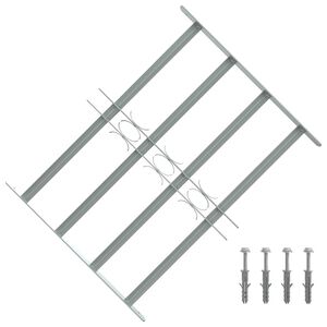 Nastaviteln&aacute; bezpečnostn&iacute; okenn&iacute; mř&iacute;ž se 4 př&iacute;čkami 500&ndash;650 mm
