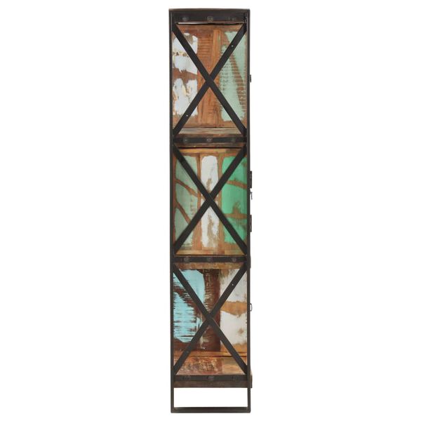 vidaXL Police na knihy 90 x 30 x 150 cm masivn&iacute; recyklovan&eacute; dřevo