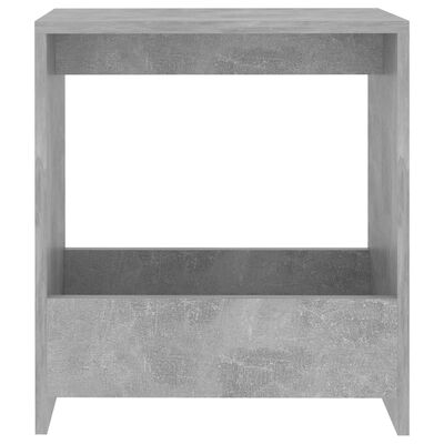 vidaXL Odkládací stolek betonově šedý 50 x 26 x 50 cm dřevotříska