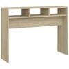 vidaXL Konzolov&yacute; stolek dub sonoma 105 x 30 x 80 cm kompozitn&iacute; dřevo