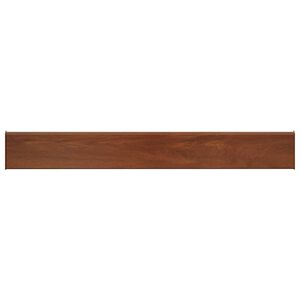 vidaXL Parapet okna Hněd&eacute; dřevo 60 x 15 x 4,5 cm PVC
