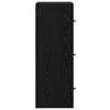 vidaXL N&aacute;stěnn&aacute; skř&iacute;ňka Čern&yacute; dub 35 x 37 x 102 cm kompozitn&iacute; dřevo