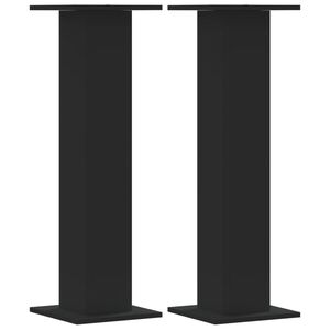vidaXL Stojany na reproduktory 2 ks čern&eacute; 30x30x95 cm kompozitn&iacute; dřevo
