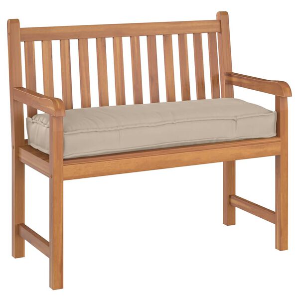 vidaXL Polstr na paletovou lavici Taupe 110 x 40 x 8 cm