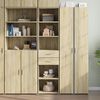 vidaXL Skř&iacute;ň highboard dub sonoma 45 x 42,5 x 185 cm kompozitn&iacute; dřevo