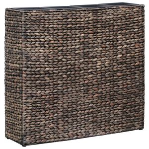 vidaXL Vyvýšený záhon se 4 květináči vodní hyacint hnědý