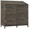 vidaXL Zahradn&iacute; kůlna antracitov&aacute; 102x52x112 cm masivn&iacute; jedlov&eacute; dřevo