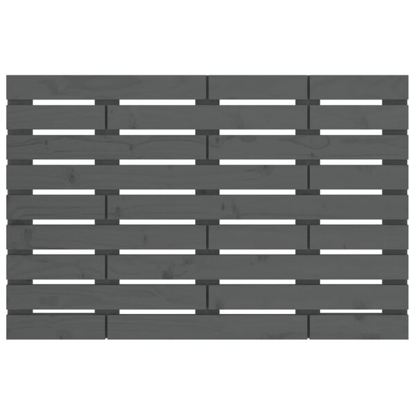 vidaXL N&aacute;stěnn&eacute; čelo postele &scaron;ed&eacute; 106 x 3 x 63 cm masivn&iacute; borov&eacute; dřevo