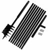 vidaXL Zemn&iacute; vrt&aacute;k s rukojet&iacute; 180 mm, s n&aacute;stavci 9 m, ocel