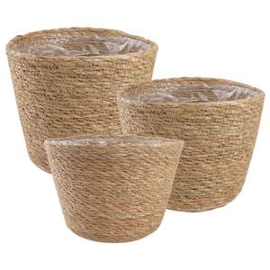 vidaXL 3 ks Př&iacute;rodn&iacute; &Oslash;26 x 19 cm 100% mořsk&aacute; tr&aacute;va