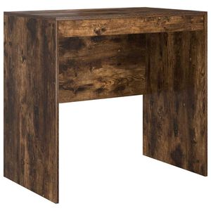 vidaXL Stůl Kouřov&yacute; dub 80 x 50 x 76 cm