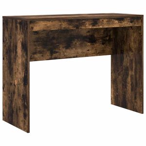 vidaXL Stůl Kouřov&yacute; dub 100 x 40 x 76 cm