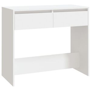 vidaXL Konzolov&yacute; stolek b&iacute;l&yacute; 89 x 41 x 76,5 cm kompozitn&iacute; dřevo