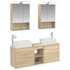 vidaXL Sada koupelnov&eacute;ho n&aacute;bytku 5 pcs Dub sonoma