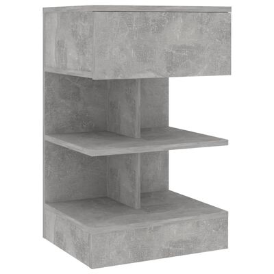 vidaXL Noční stolky 2 ks betonově šedé 40 x 35 x 65 cm