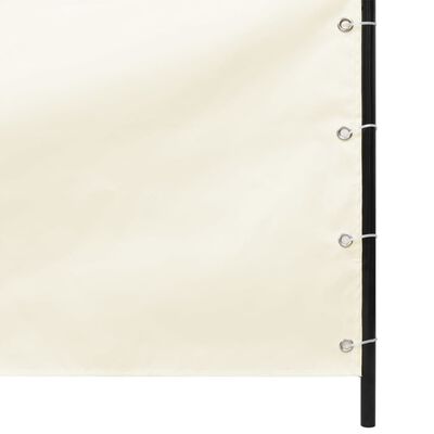 vidaXL Balkonová zástěna krémová 120 x 240 cm oxfordská látka