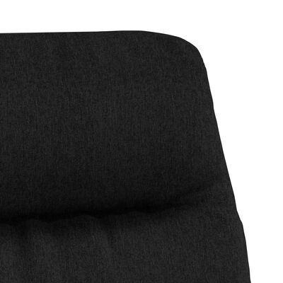 vidaXL Relaxační křeslo černé textil